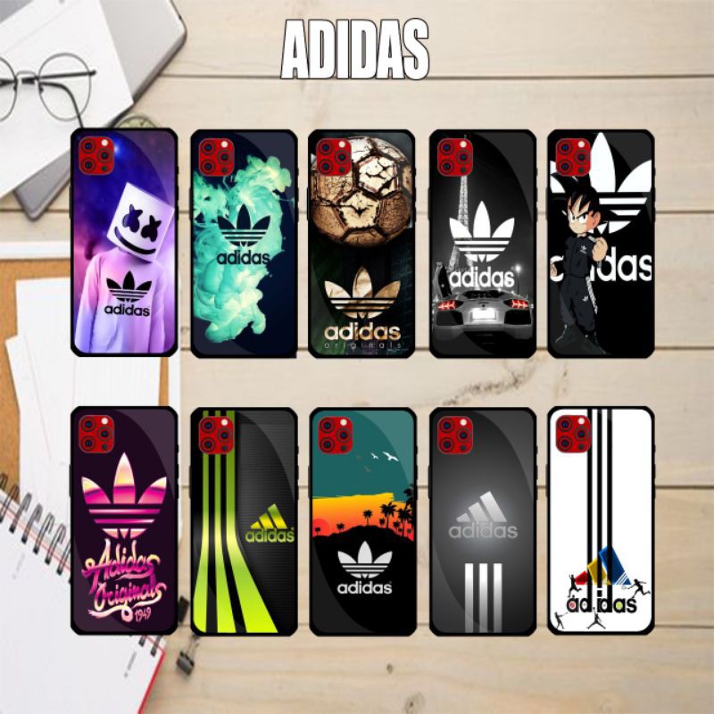 CASE FUZE GLASS MOTIF ADIDAS FOR HP VIVO Y12/Y15/Y17/Y20i/Y12i