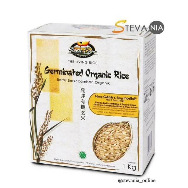 

Bionic Farm Germinated Organic Brown Rice 1kg