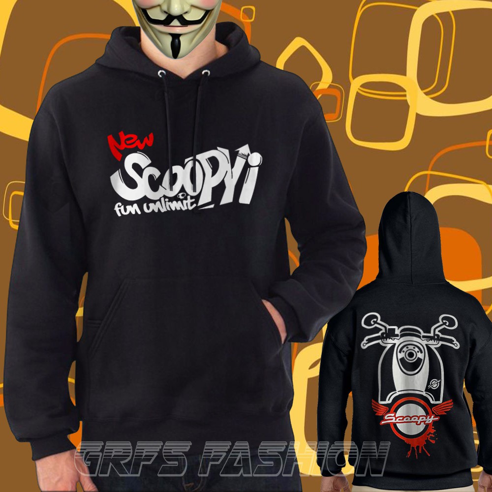 Jaket Hoodie Honda Scoopy