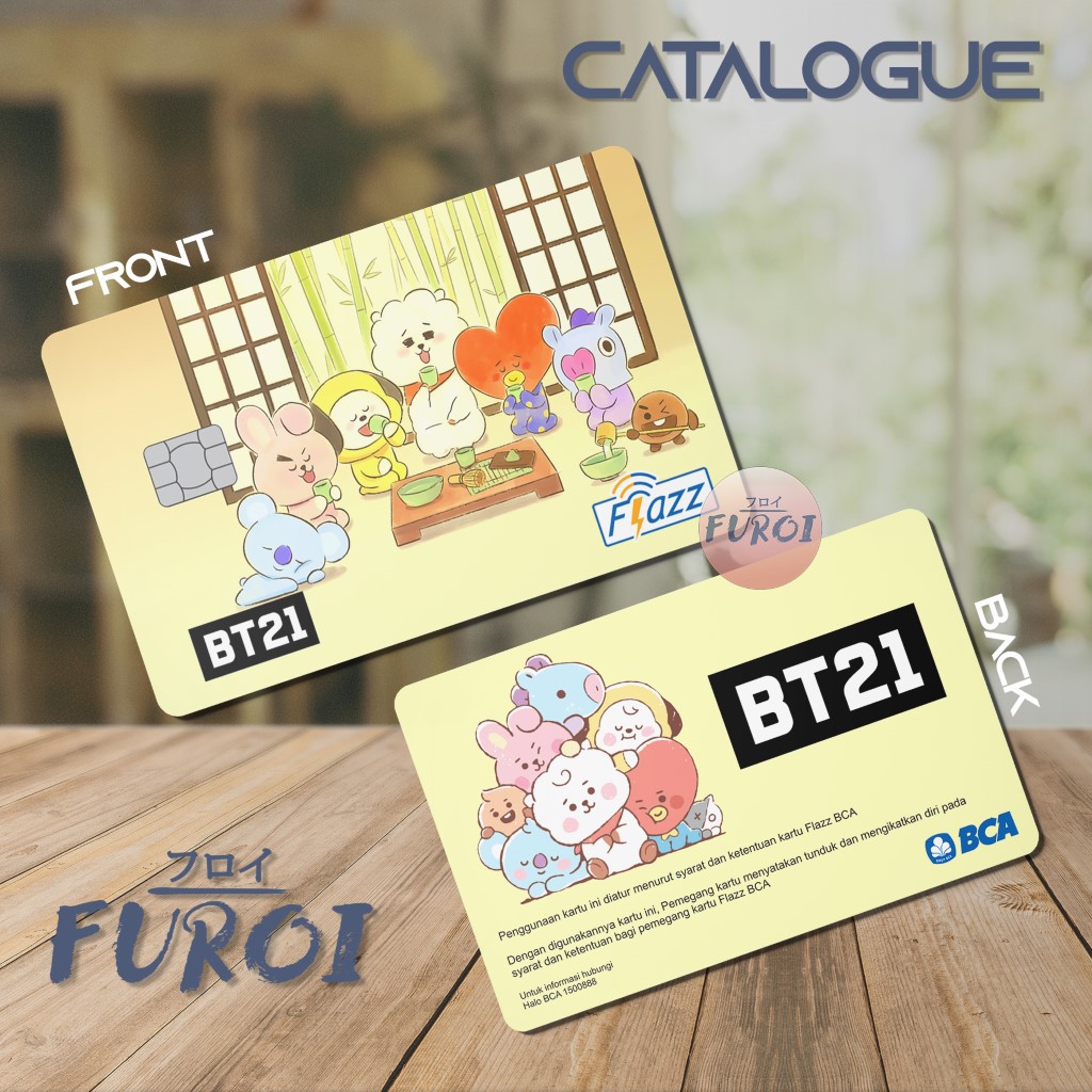 Custom Flazz BCA | Custom Emoney Mandiri | BT21 | Tea Time