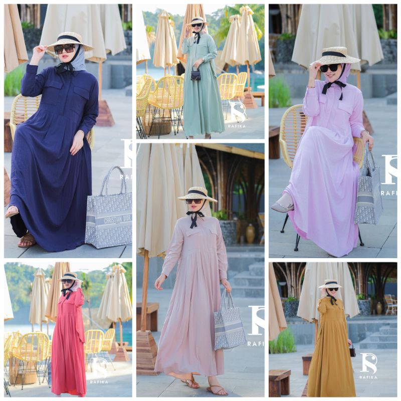 SEIKA MIDI DRESS BY RAFIKA STORE