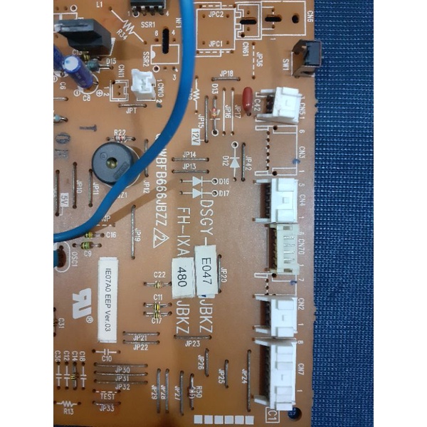 Modul pcb ac sharp thailand R22 8pin soket sensor original