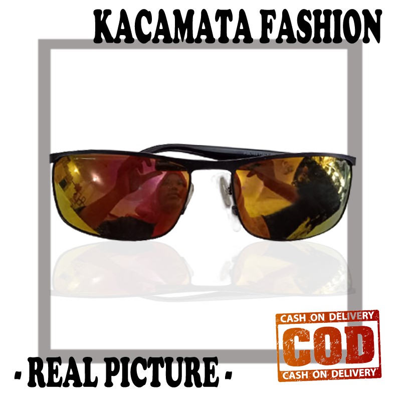 Kacamata Hitam pria fashon simple terbaru kacamata gaya cowo keren kaca mata hitam sunglasses unisex