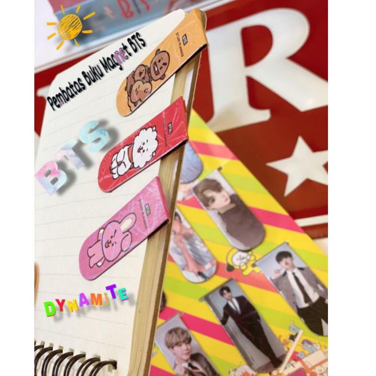 MAGNET PEMBATAS BUKU KARAKTER / PEMBATAS BOOKMARK KARAKTER STICKY IMPORT