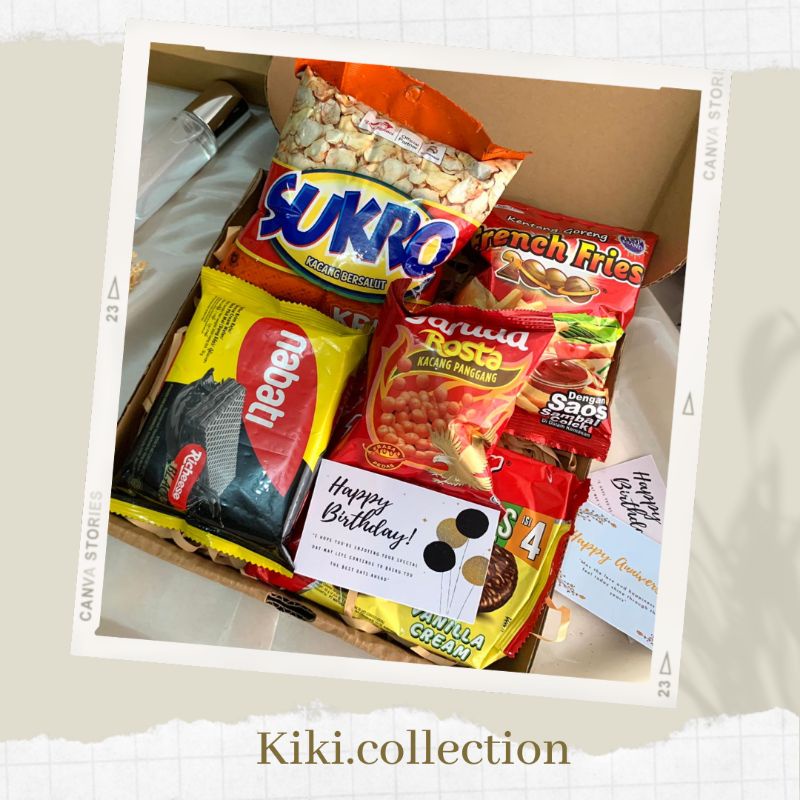 

GIFT BOC SNACK || HAMPERS KADO ULANG TAHUN