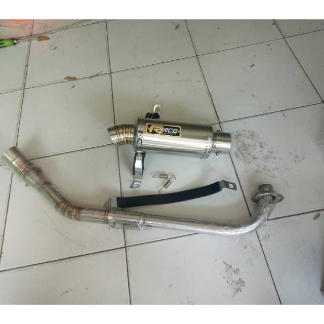 KNALPOT KOLONG BEBEK RCB BULAT KNALPOT RCB 20CM KNALPOT RCB VEGA JUPITER SUPRA REVO KARISMA C70 dll