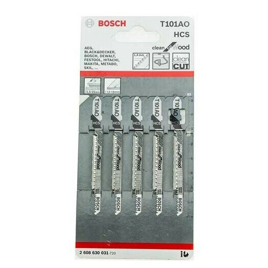 BOSCH Jigsaw Blade / Mata Jigsaw T101AO