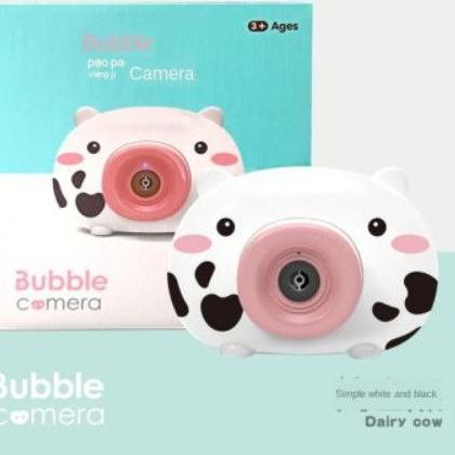 [100% ORIGINAL] BUBBLE CAMERA MUSIC KAMERA MUSIK GUN GELEMBUNG MAINAN BABEL SABUN ANAK BERKUALITAS [