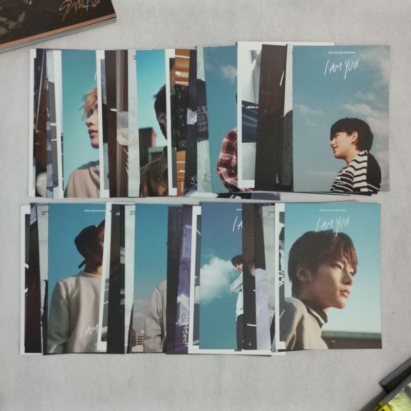STRAY KIDS POB Postcard Set Member I am Who Not You Album, Lyrics Who Page Hyunjin