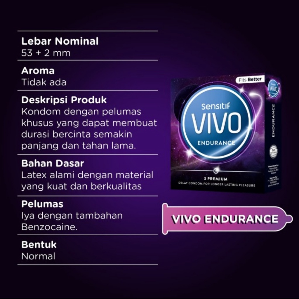 Kondom Vivo Endurance