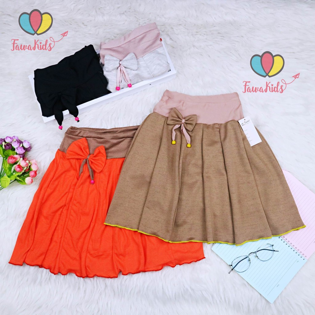 Rok Pita Bianca uk 6-7 Tahun / Motif Anak Perempuan Cewek Skirt Pendek Polos Import Best Quality