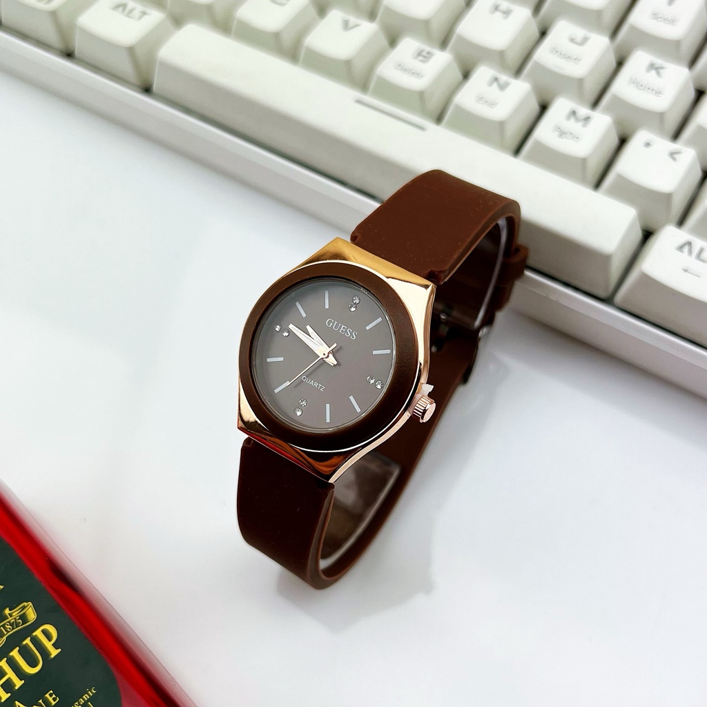 COD✅ Jam Tangan Wanita Karet Gaya Korea Fashion Watch Analog Silikon Harga Murah   S1220