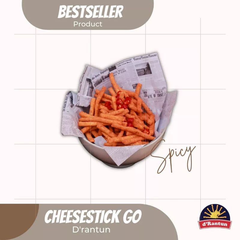 

Cheese Stick GO! Spicy (pedas) 250 gram cheese stick premium
