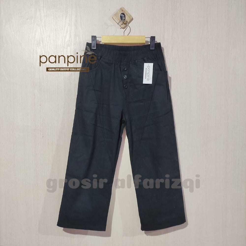 Erde Pants | Celana Panjang Wanita Erde Pants | Celana Korea Cewek Baggy Bahan Twill Stretch | Cerlana Kulot Wanita Twill