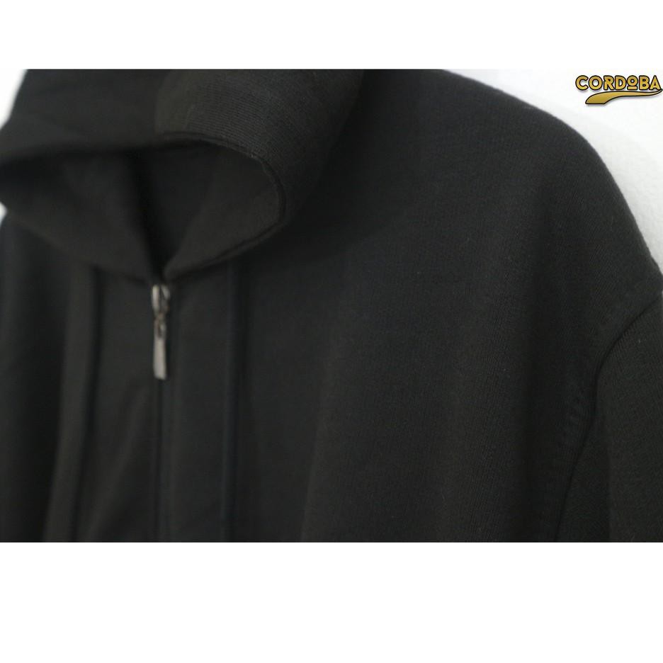 black hoodie cotton