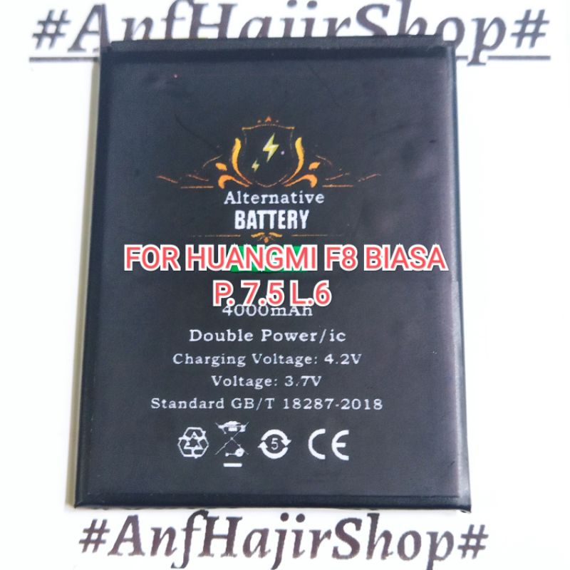 BATRE BATREI ALTERNATIF MODIF FOR HUANGMI F8 BIASA BATRAI BATERAI HUANG MI F8 NOTE