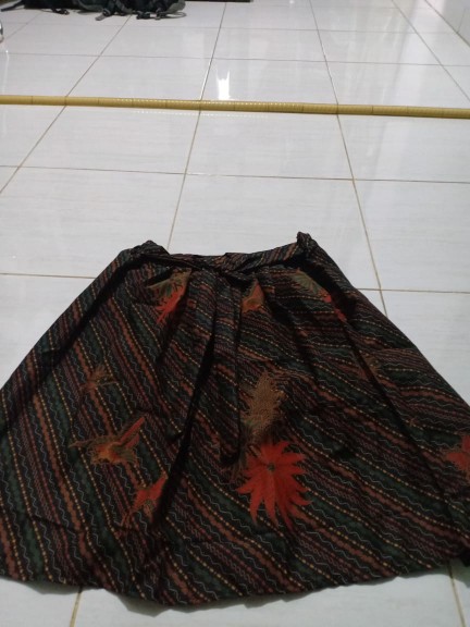 Rok Pendek Talita Batik Pinggang Karet Muat Size Kecil Sampai Jumbo Xxxl