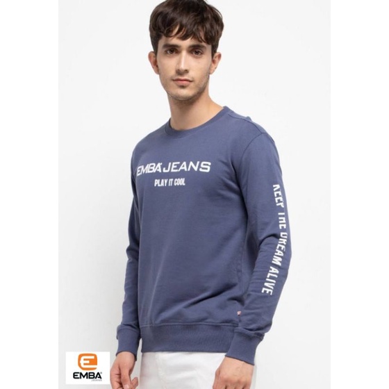 sweater/hoodie pria emba jeans Original
