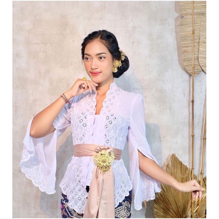 kebaya bordir jadi bali motif terbaru // kebaya jadi bordir bali