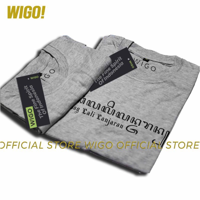 Kaos Kacang Lali Lanjaran Aksara Jawa Premium Tshirt Full Cotton Combed 30s