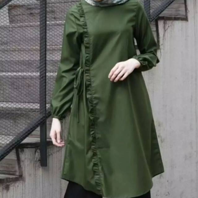 Tunik Nyada serut  elegan tapi terlihat mewah