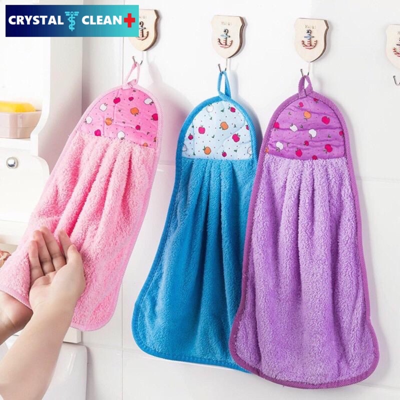 Hand Towel / Handuk / Kain Lap Tangan Microfiber Serbet Gantung