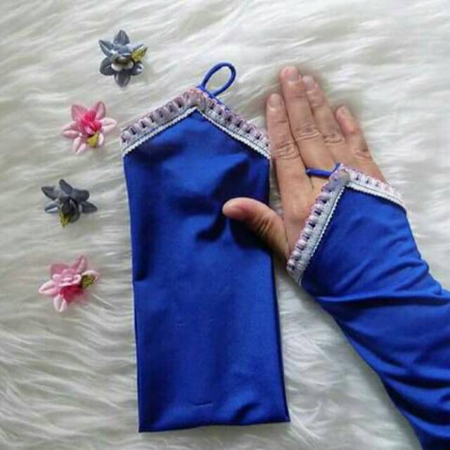 Handsock Cincin Renda Putih/Handsock Ring Wanita