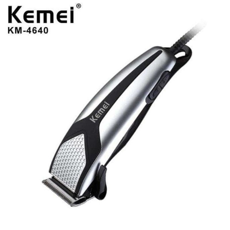 ALAT CUKUR RAMBUT KEMEI KM-4640 HAIR CLIPPER PROFESSIONAL LENGKAP DENGAN GUNTING DAN SISIR