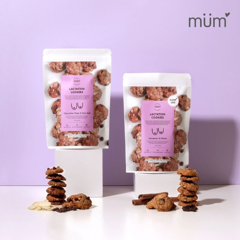 Mummum Pelancar ASI Booster Lactation Cookies - Chocolate Chips  &amp; Sea Salt