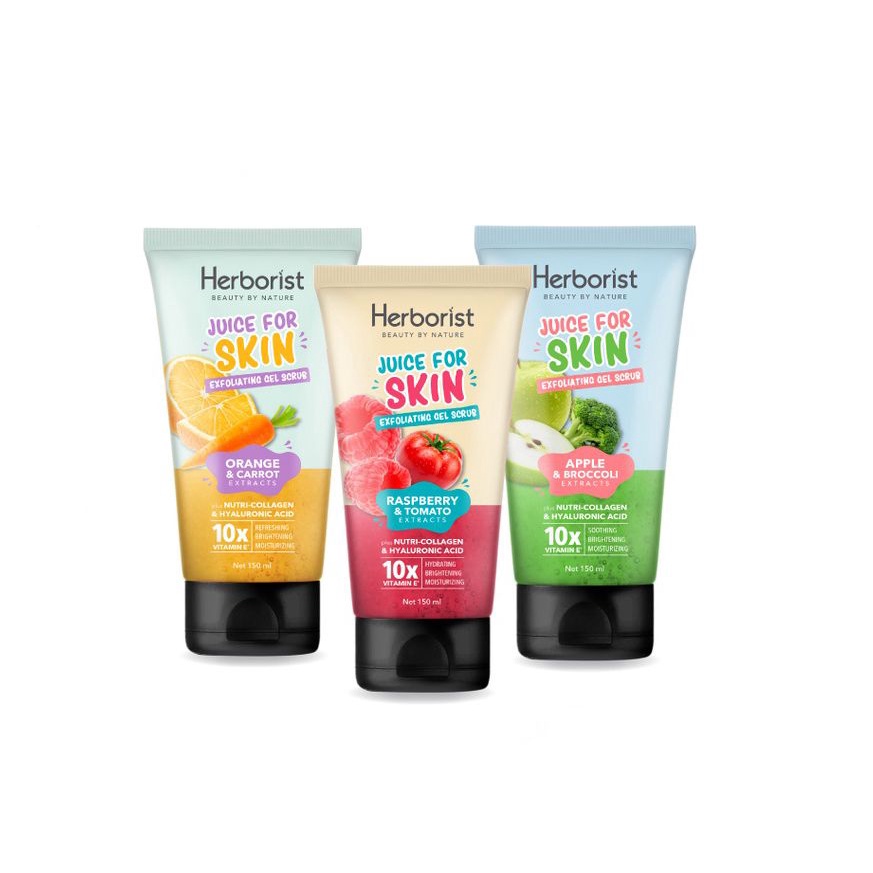 Herborist Juice For Skin Exfoliating Gel Scrub - 150ml