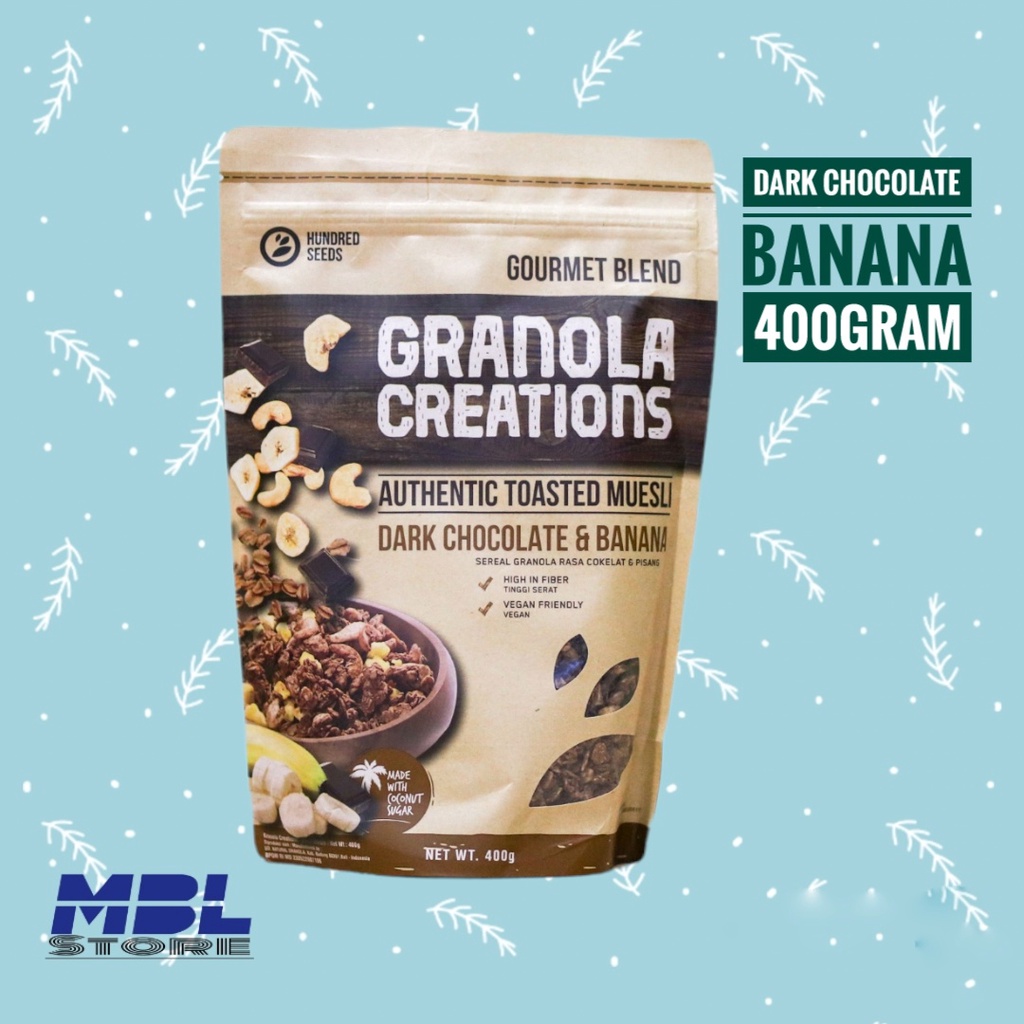 

Granola Creations Dark Chocolate and Banana 400g