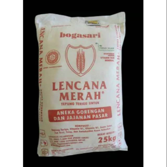 

PROMO !! Tepung terigu lencana merah 1 Kg Rp. 9.000