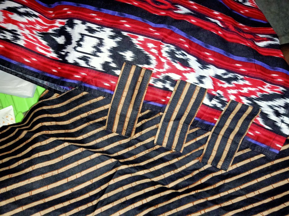 Atasan Batik Wanita Murah Motif Tenun All Size Ld 148