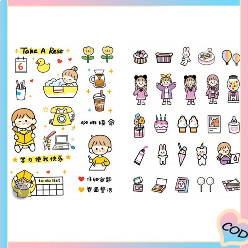 COD❤️ Stiker Motif Emoji Untuk Dekorasi Handphone / Diary DIY-A.one