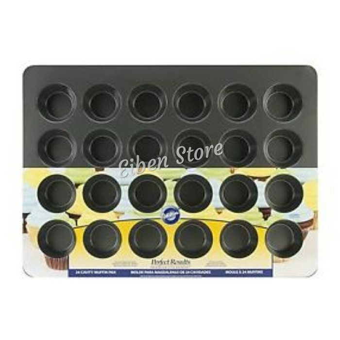 Wilton Mega Muffin Pan 24cav/ Wilton Non Stick Muffin /Loyang Cupcake/ Loyang Muffin