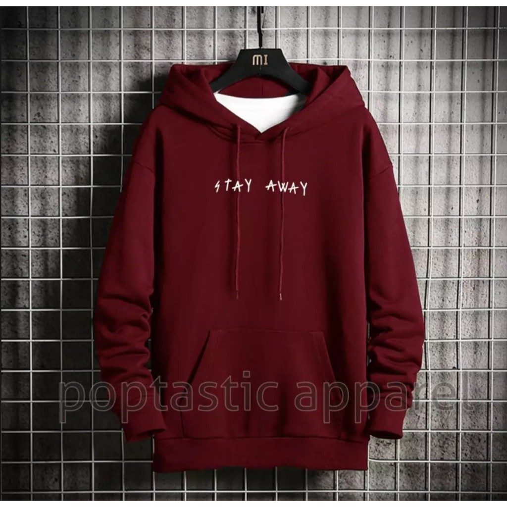 COD (BAYAR DITEMPAT SWEATER HODDIE STAY AWAY/ SWEATER HODDIE UNISEX - SWEATER HODDIE COTTON PREMIUM)