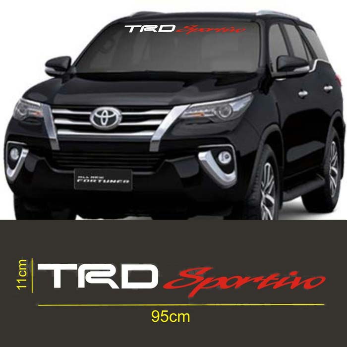 STIKER KACA DEPAN MOBIL TRD SPORTIVO WINSHIELD