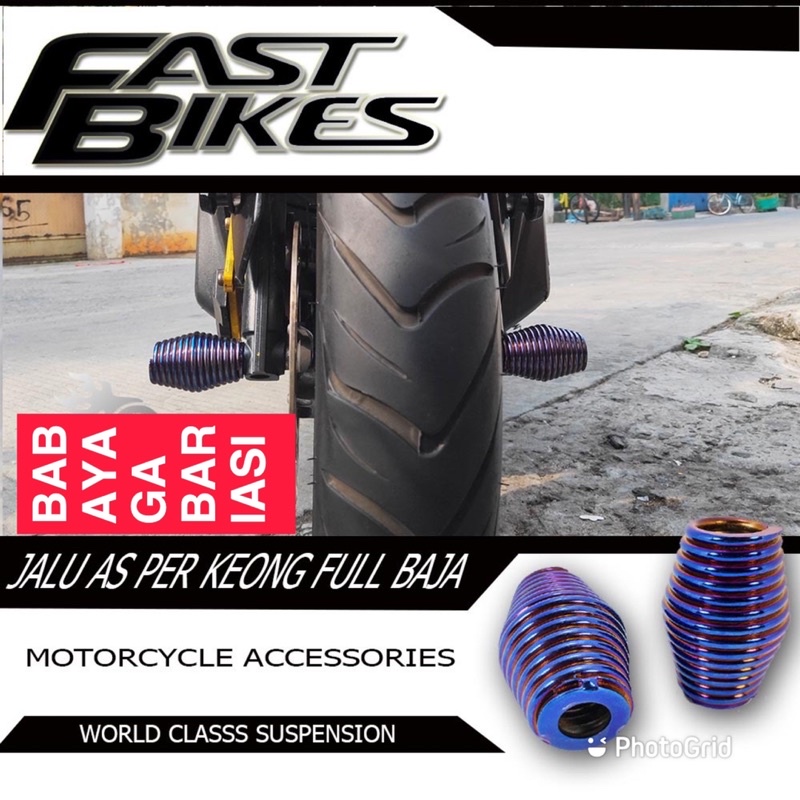 Jalu As Depan Fast Bikes Full Baja Mio Vario Beat Fino Aerox Nmax Nouvo Moge Universal