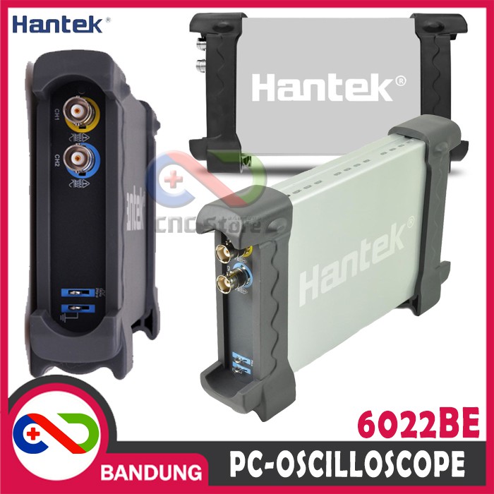 HANTEK 6022BE DIGITAL PC OSCILLOSCOPE OSILOSKOP 20MHZ 2 CHANNEL