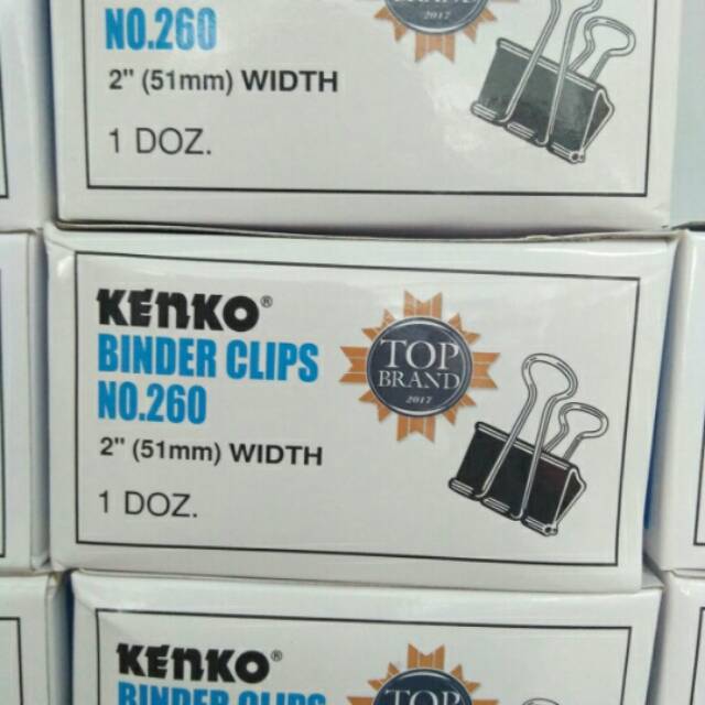 

Binder Clips No 260 Kenko