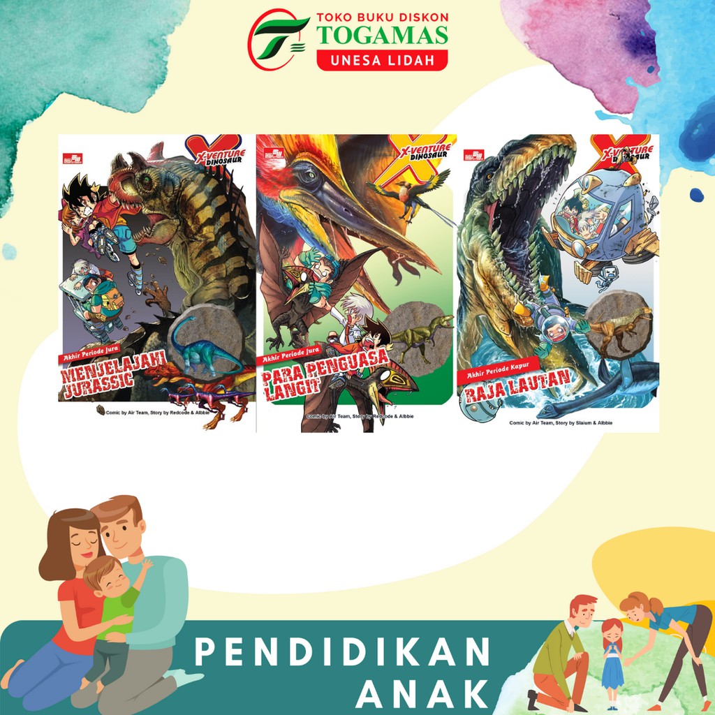 BUKU ANAK SERI X-VENTURE DINOSAUR