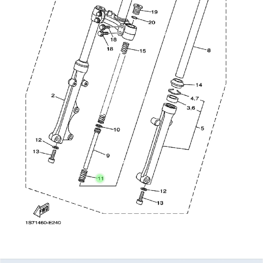 SPRING SUB PER SULING SHOCK SHOK SOK JUPITER MX 135 LAMA NEW NJMX MX KING ORI YGP 5TP-F3152-00