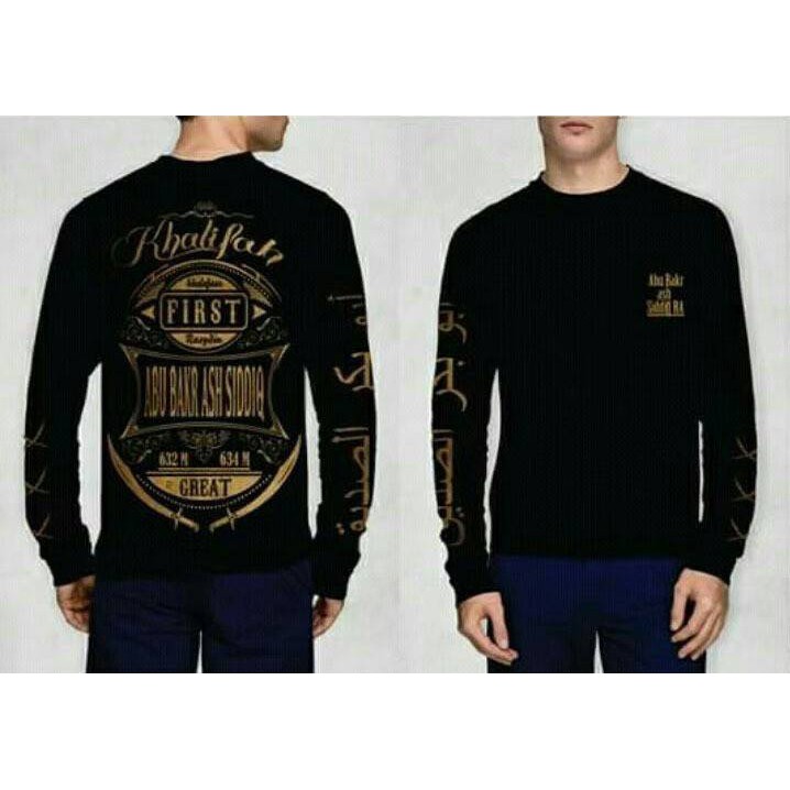 kaos dakwah / kaos dakwah pria / kaos dakwah lengan panjang / kaos hijrah pria / kaos pria ori / kaos santri / kaos tulisan arab / kaos pria murah / kaos islami lengan panjang / kaos dakwah islami / pakaian pria / kaos pria / fashion pria / baju tulisan-KHALIFAH FIRST