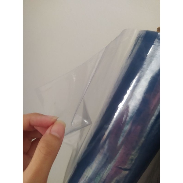 Plastik mika tranparan lentur (meteran) TEBAL 0.25A