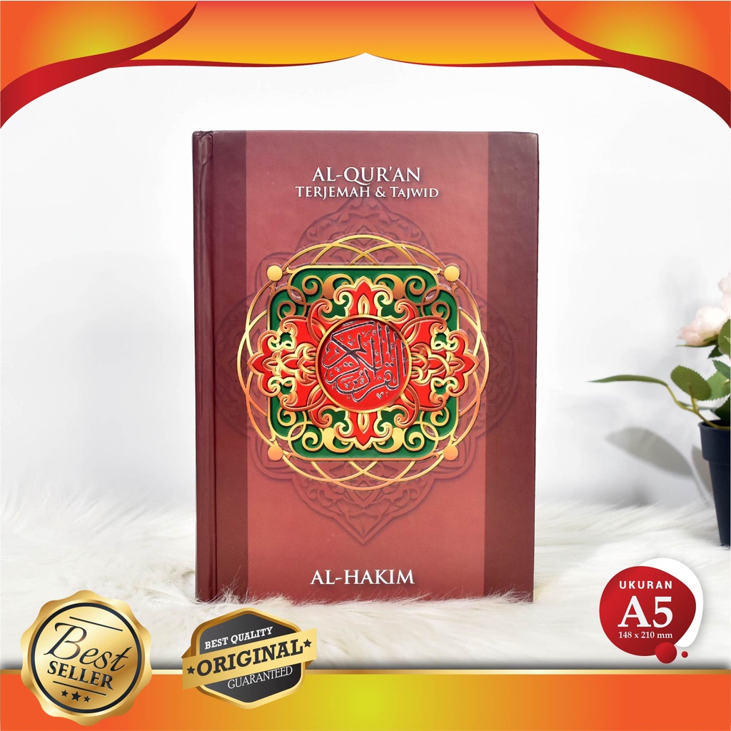 COD - AlQuran Al Hakim A5 Terjemah Tajwid - Penerbit Nur Ilmu, Al Quran Sedang, Al Quran Terjemahan