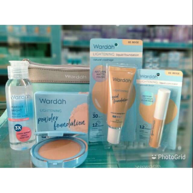 Jual Paket Wardah Lightening Wardah Isi Pcs Pouch Cantik Dari