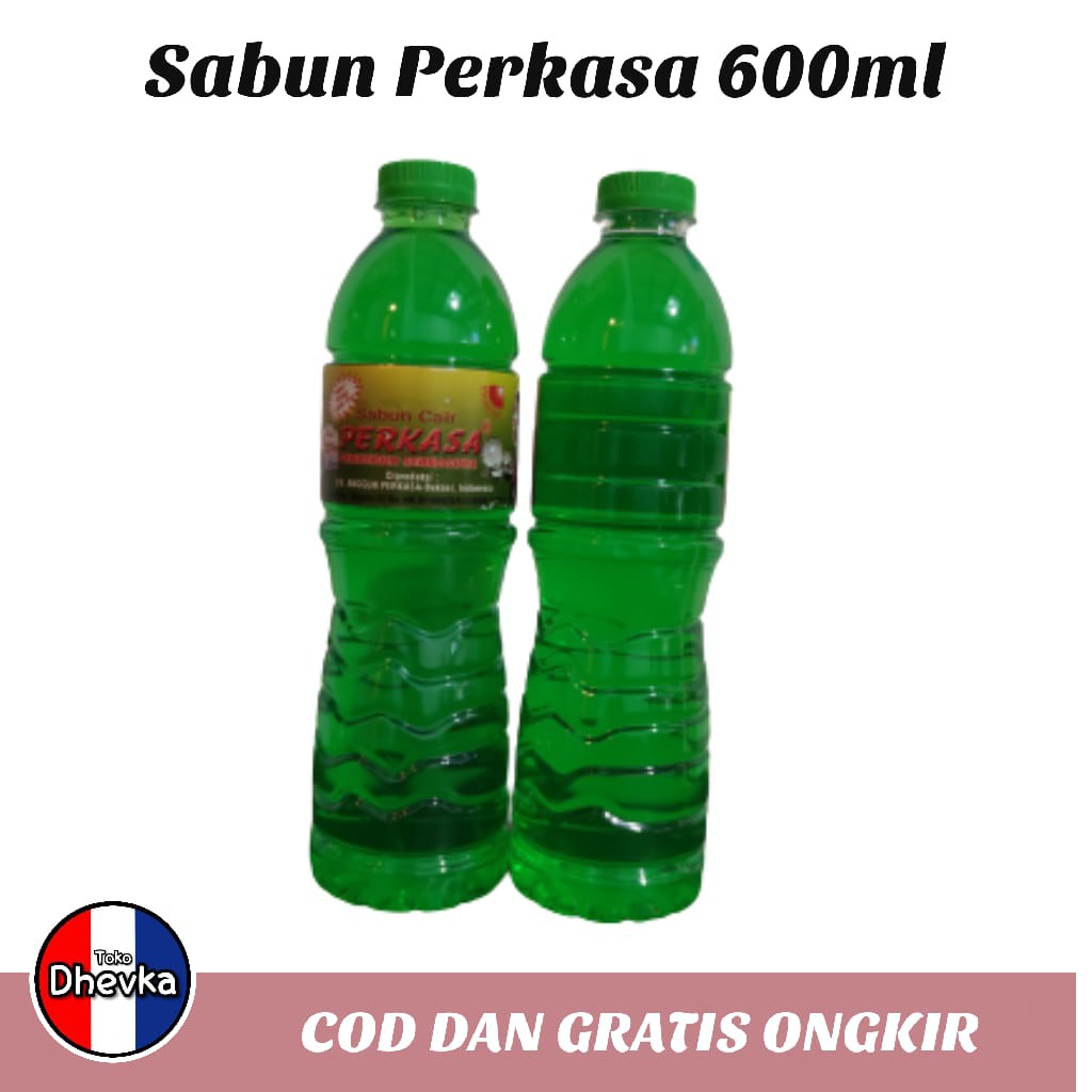 Sabun Cuci Piring Cair Perkasa Botol 450ml