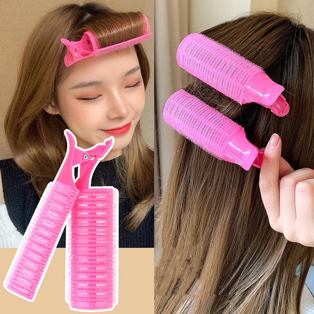 Lanfy Rol Rambut Set 2Pcs Tidur Semalam Pengeriting Rambut Self-adhesive Headband Panjang Medium Rambut Air bangs curling curler