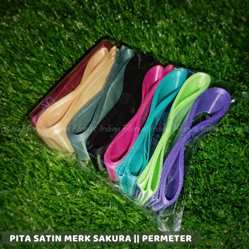 

[2 meter] Pita satin 2,5 cm & 2 cm panjang 2 meter