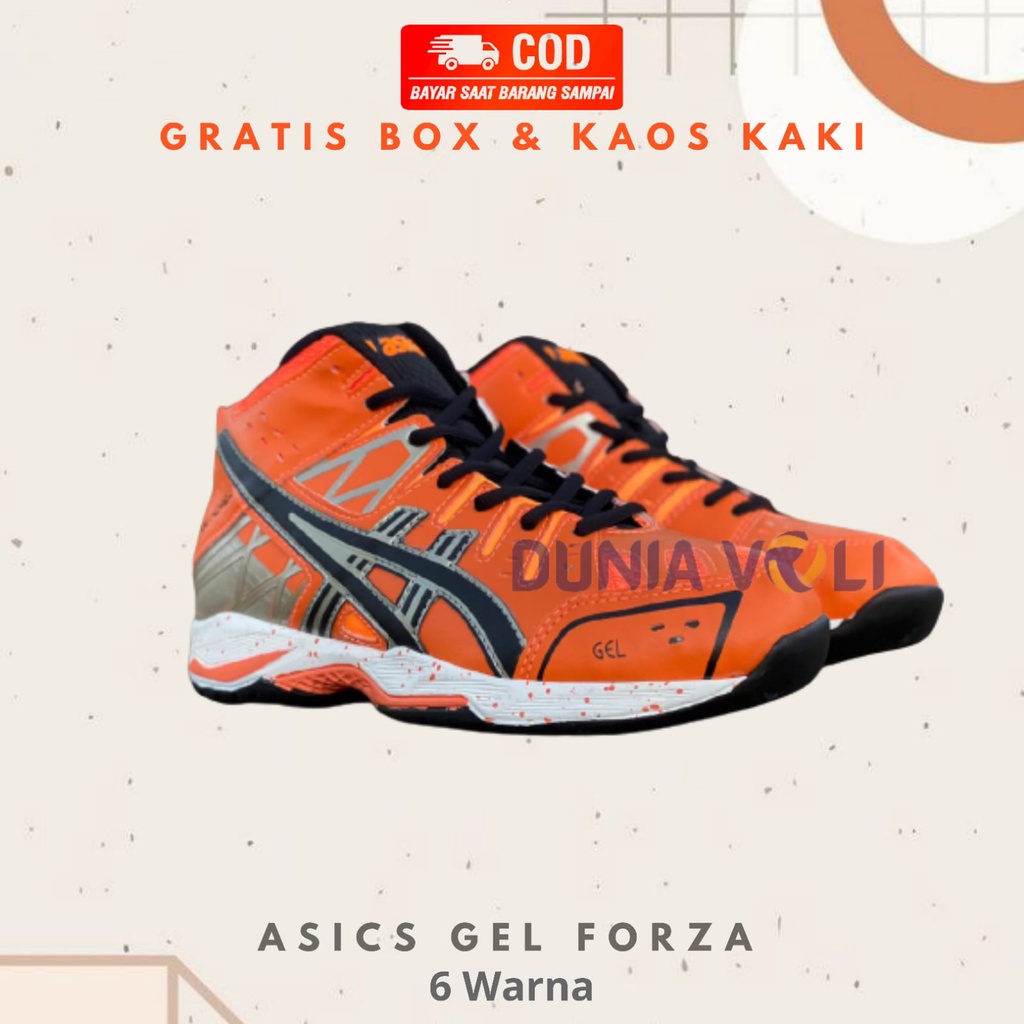 Sepatu Voli Murah Volly Gel Forza COD Warna Baru 1 [duniavoli]